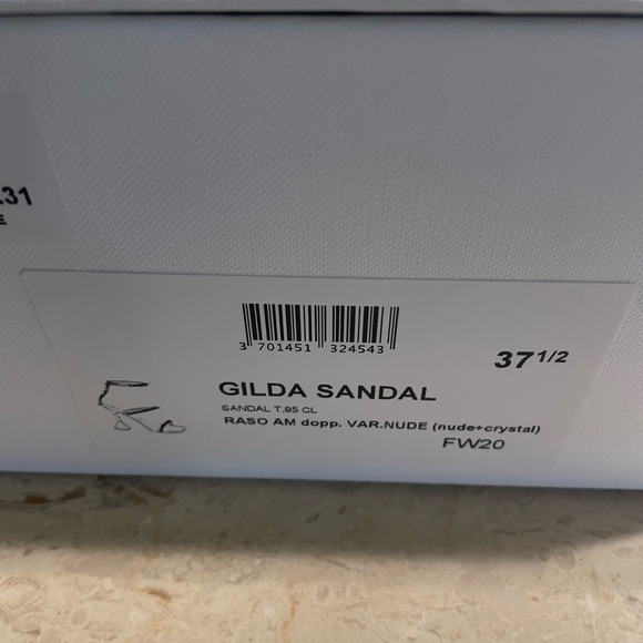 Amina Muaddi Gilda heels, pre-owned, beautiful style - Picture 5 of 10